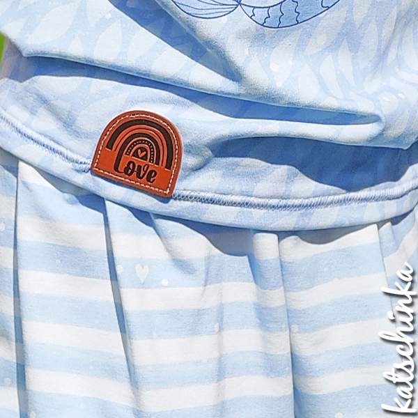 #Kunstleder Label - Rainbow Love