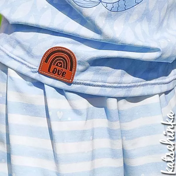 #Kunstleder Label - Rainbow Love