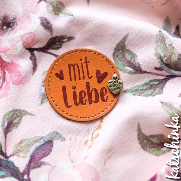#Kunstleder Label - mit Liebe