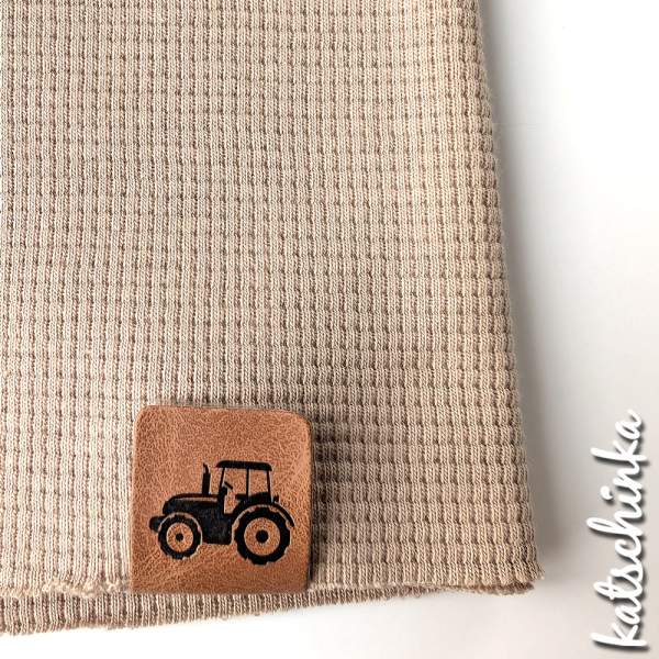 Knick-Falt Kunstleder Label Trecker