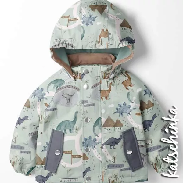 Kinder Softshell Stoff als Meterware – wasserabweisender Outdoorstoff mit flauschiger Innenseite