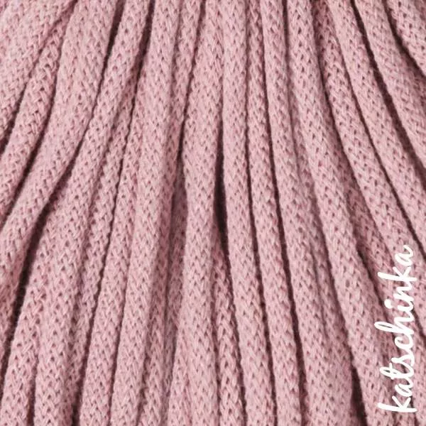 Strickschlauch blush Kordel Häkelschlauch 5mm für Schriftzug oder Hoodie