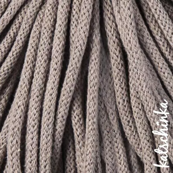 Strickschlauch coffee Kordel Häkelschlauch 5mm für Schriftzug oder Hoodie