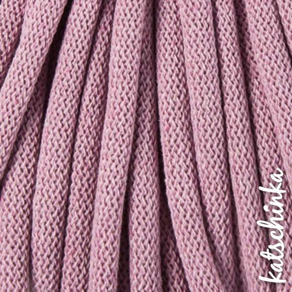 Strickschlauch dustypink Kordel Häkelschlauch 5mm für Schriftzug oder Hoodie