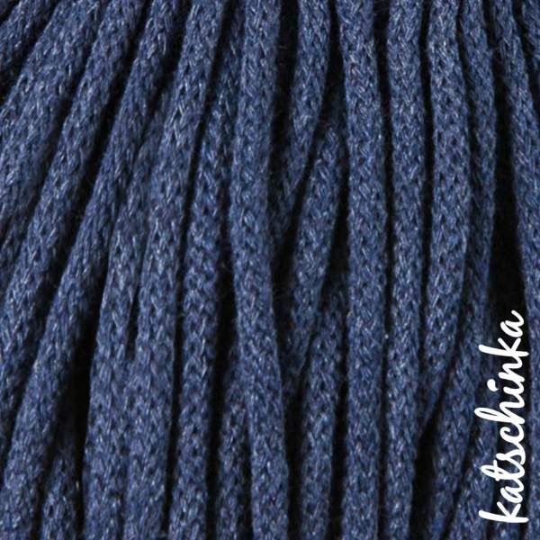 Strickschlauch denim Kordel Häkelschlauch 5mm für Schriftzug oder Hoodie