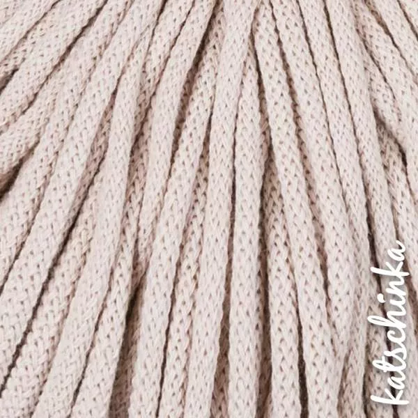Strickschlauch nude Kordel Häkelschlauch 5mm für Schriftzug oder Hoodie