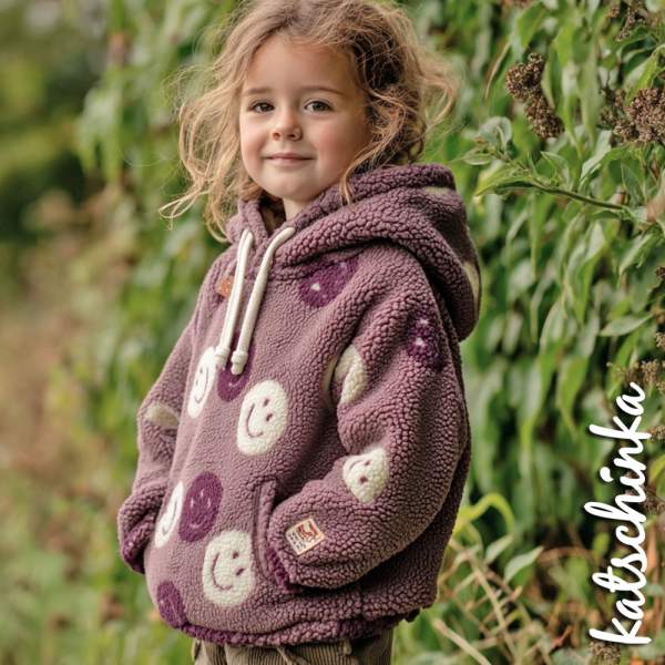 Teddyplüsch Smileys altrosa 05674.008 | Teddystoff | Teddy Plüschstoff