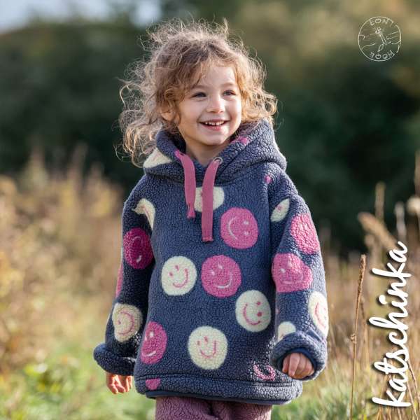 Teddyplüsch Smileys jeans 05674.009 | Teddystoff | Teddy Plüschstoff