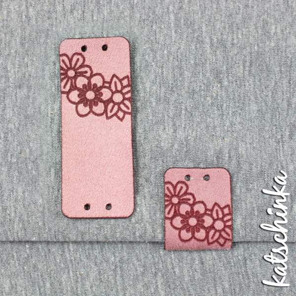 #Velour Label Flower