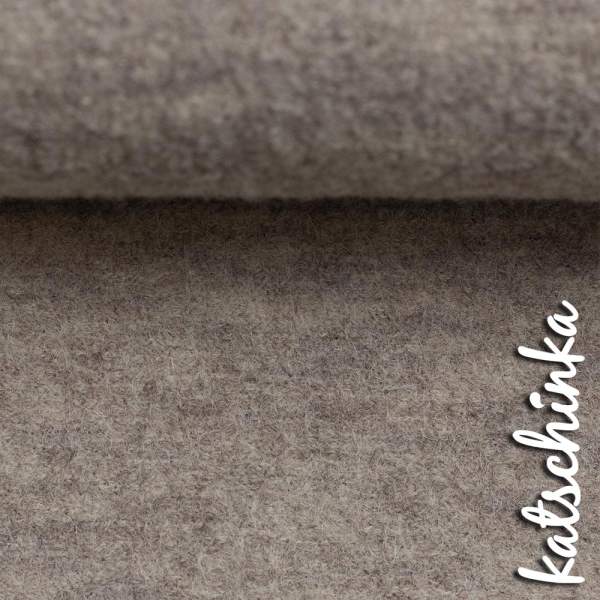 Wollstoff - Walk - hellbeige meliert 1170