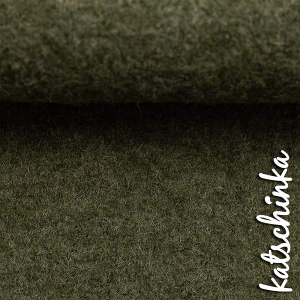 Wollstoff - Walk - khaki meliert 1765