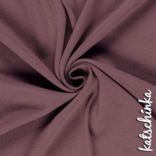 Babystrick | Baby Strickstoff | deep altmauve 0043 Baby Strickstoff 100% Baumwolle Feinstrick Baby Knit Strickstoff Meterware