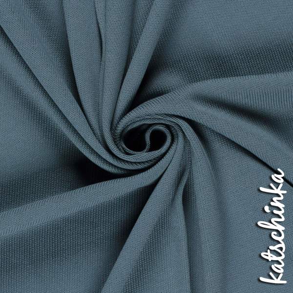 Babystrick | Baby Strickstoff | Steelblue 006 Baby Strickstoff 100% Baumwolle Feinstrick Baby Knit Strickstoff Meterware