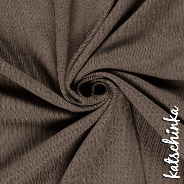 Babystrick | Baby Strickstoff | taupe 054 Baby Strickstoff 100% Baumwolle Feinstrick Baby Knit Strickstoff Meterware