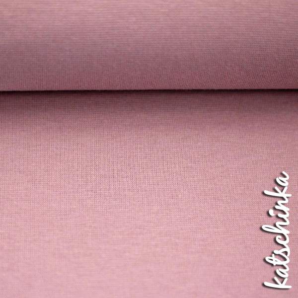 Baumwoll-Bündchen rosa 433 Heike uni - Schlauchware von Swafing