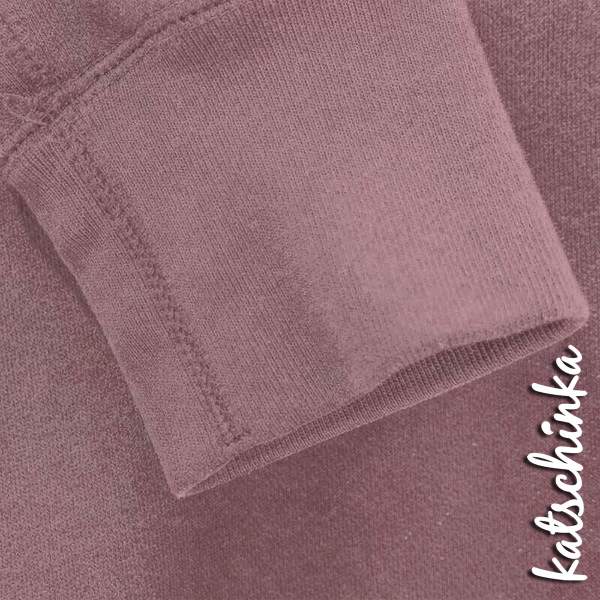 Bündchenstoff altmauve als formstabile Schlauchware
