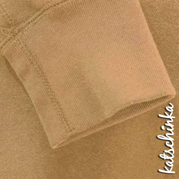Bündchenstoff camel als formstabile Schlauchware