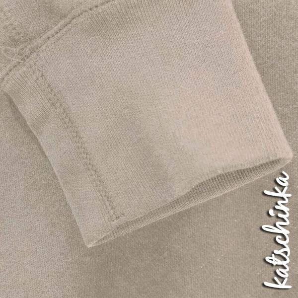 Bündchenstoff dunkelbeige für Ärmel-, Bund- und Saumabschlüsse