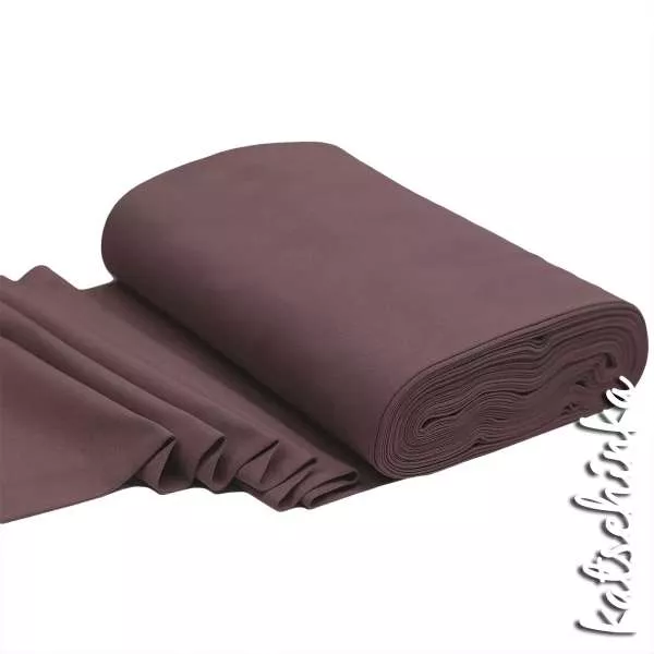 Elastischer Bündchenstoff schwarz mit glatter Struktur