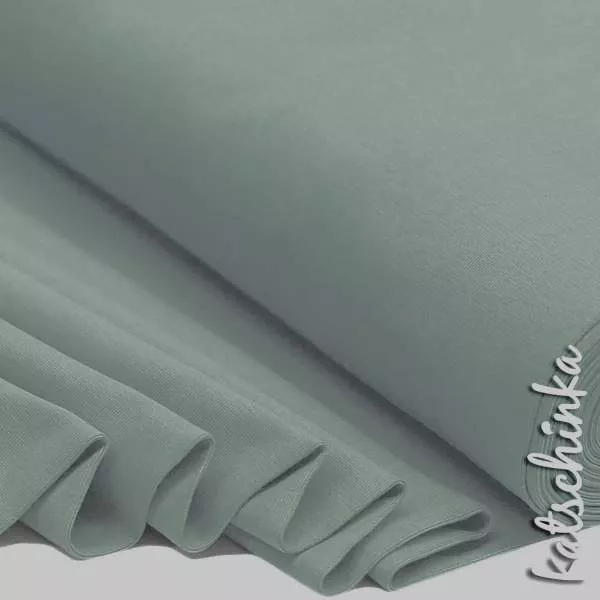 Bündchenstoff New dustymint als elastische Schlauchware Meterware