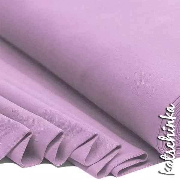 Bündchenstoff schwarz als elastische Schlauchware Meterware