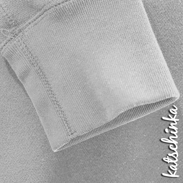 Bündchenstoff schwarz als formstabile Schlauchware
