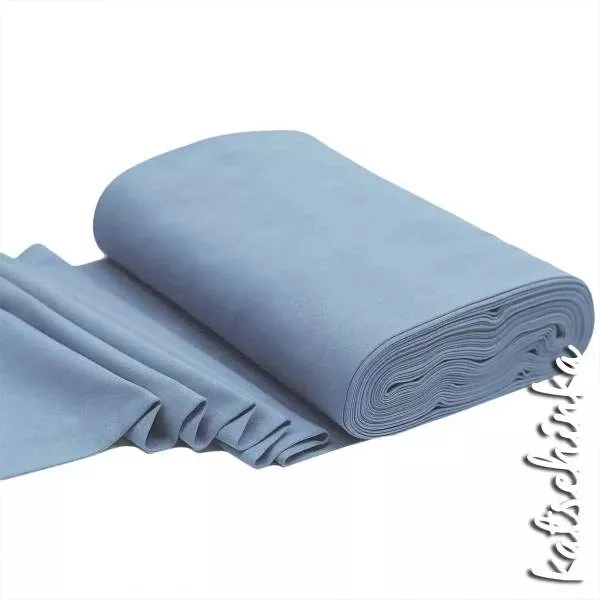 Elastischer Bündchenstoff helle jeans mit glatter Struktur