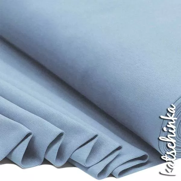 Bündchenstoff helle jeans als elastische Schlauchware Meterware