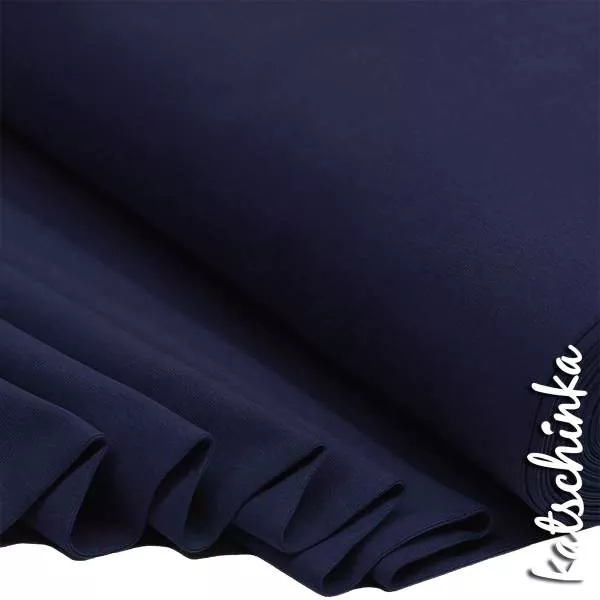 Bündchenstoff schwarz als elastische Schlauchware Meterware