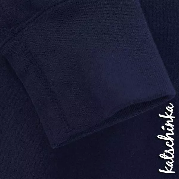 Bündchenstoff schwarz als formstabile Schlauchware