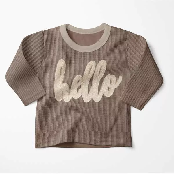 Loop-Patch / Chenille-Patch hello