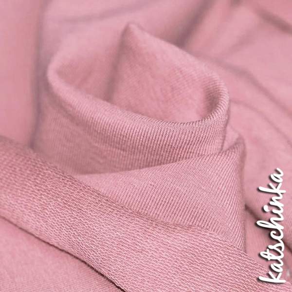 Sommersweat Stoff kardinal beereals Meterware – elastischer French Terry Sweatstoff