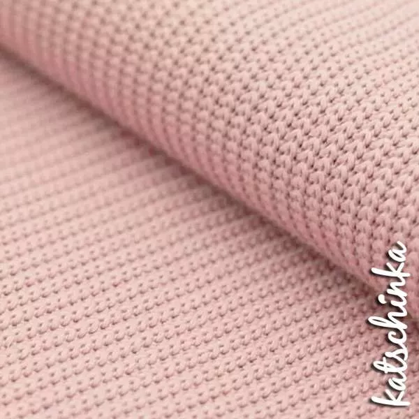 Big Knit Baumwolle Grobstrickstoff hellrosa/nude 524 Grobstrick Strickstoff Meterware