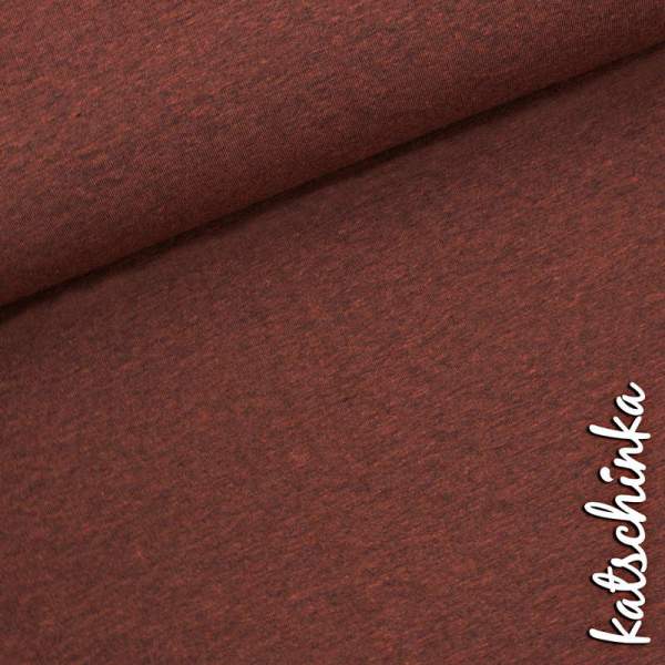 Jersey #dunkelkastanie melange