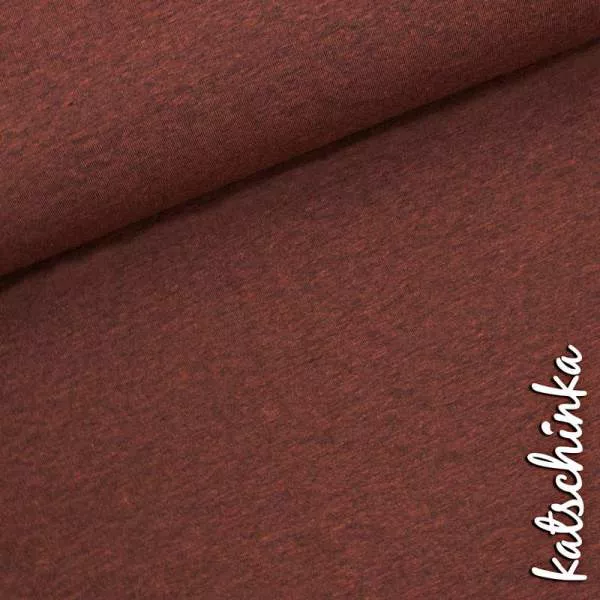 Jersey #dunkelkastanie melange