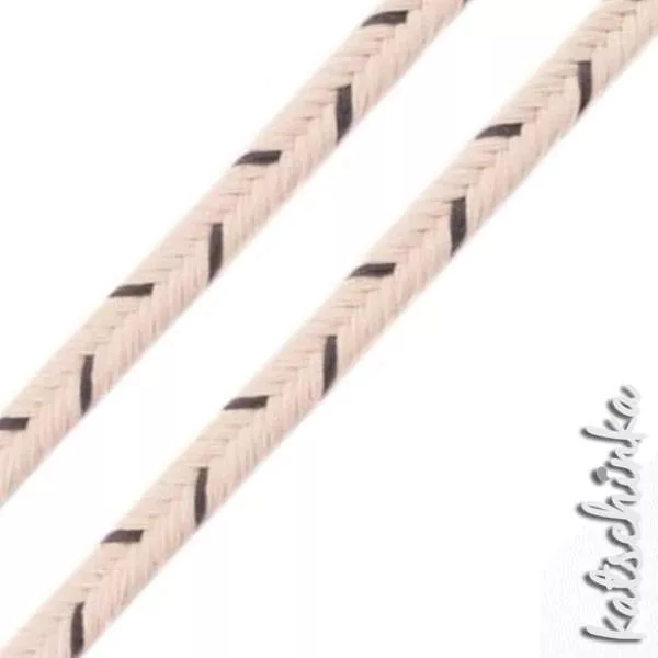 Fischgrät Baumwoll-Kordel 10 mm – Hochwertiges Hoodieband für Kleidung & Taschen