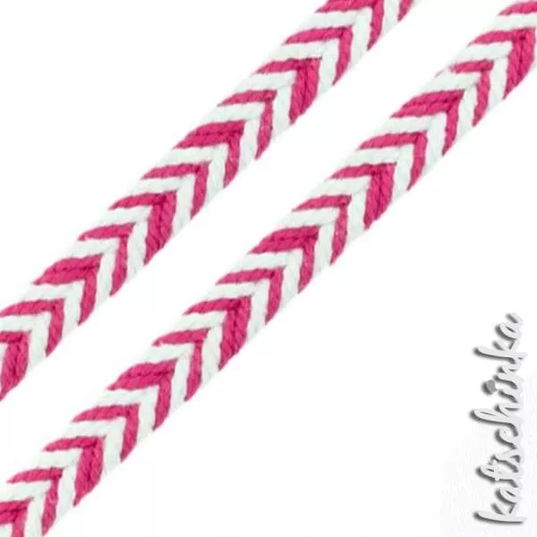 Fischgrät Baumwoll-Kordel 10 mm – Hochwertiges Hoodieband für Kleidung & Taschen