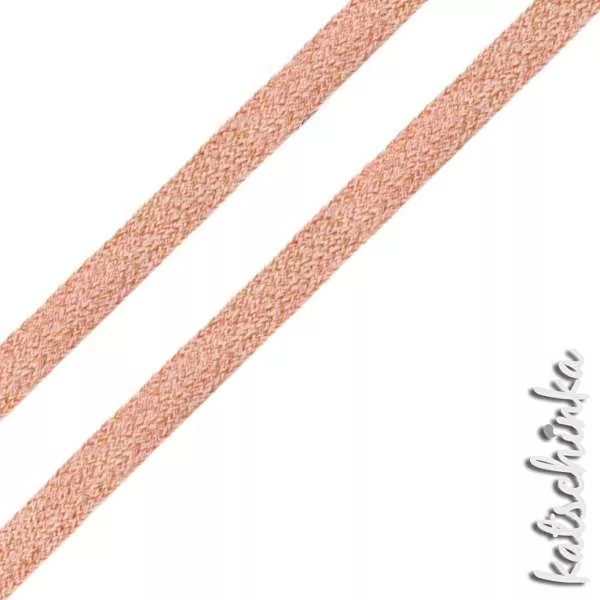 Flache Baumwoll-Kordel meliert 20 mm – Hochwertiges Hoodieband für Kleidung & Taschen