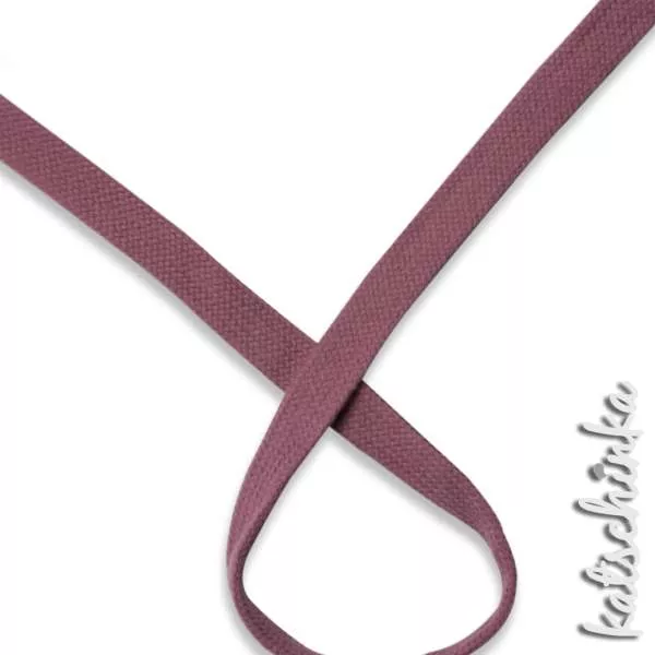 Flache Baumwoll-Kordel meliert 20 mm – Hochwertiges Hoodieband für Kleidung & Taschen