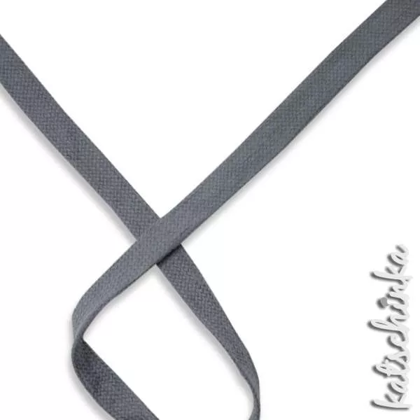 Flache Baumwoll-Kordel meliert 20 mm – Hochwertiges Hoodieband für Kleidung & Taschen