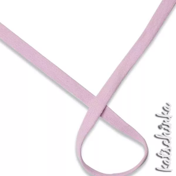 Flache Baumwoll-Kordel meliert 20 mm – Hochwertiges Hoodieband für Kleidung & Taschen
