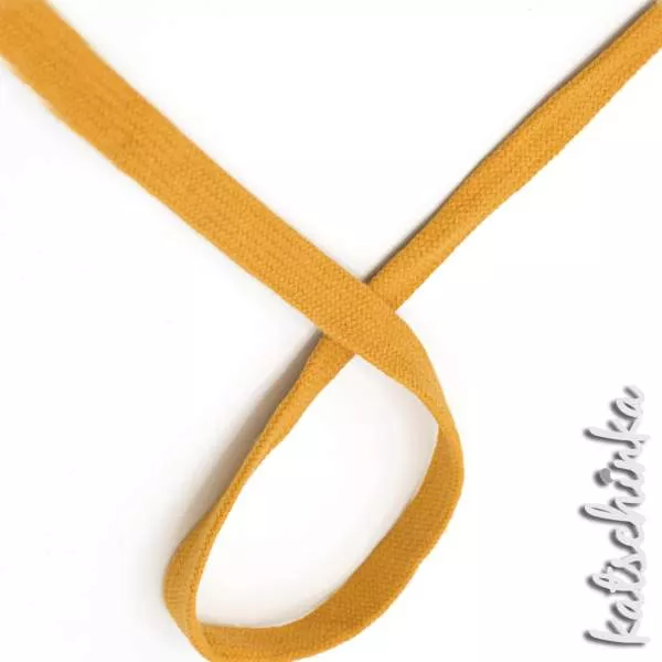 Flache Baumwoll-Kordel meliert 20 mm – Hochwertiges Hoodieband für Kleidung & Taschen