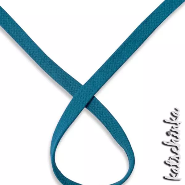 Flache Baumwoll-Kordel meliert 20 mm – Hochwertiges Hoodieband für Kleidung & Taschen