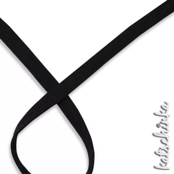 Flache Baumwoll-Kordel meliert 20 mm – Hochwertiges Hoodieband für Kleidung & Taschen