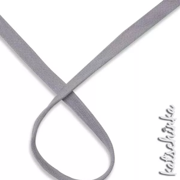 Flache Baumwoll-Kordel meliert 20 mm – Hochwertiges Hoodieband für Kleidung & Taschen