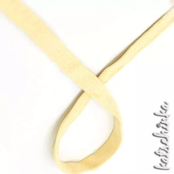 Flache Baumwoll-Kordel meliert 20 mm – Hochwertiges Hoodieband für Kleidung & Taschen