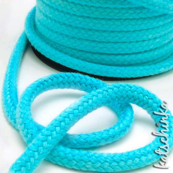 Kordel rund 10 mm karibikblau