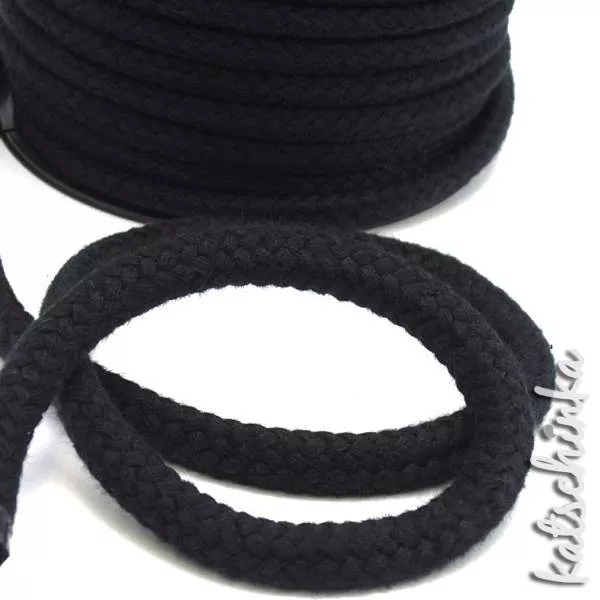 Kordel rund 10 mm schwarz