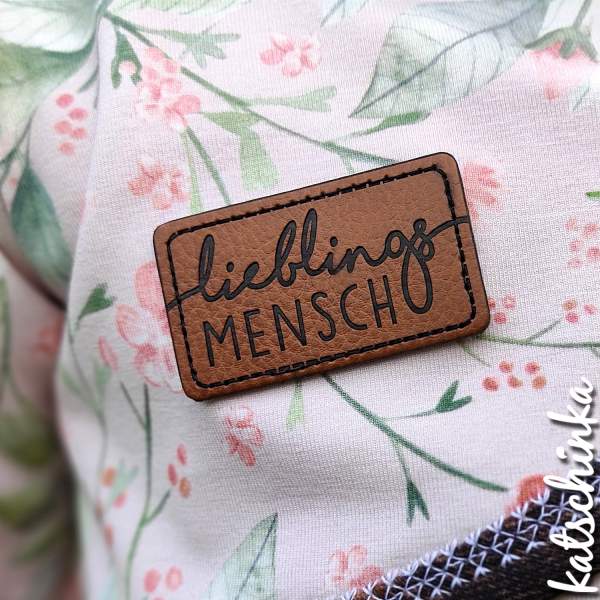#Kunstleder Label - Lieblingsmensch