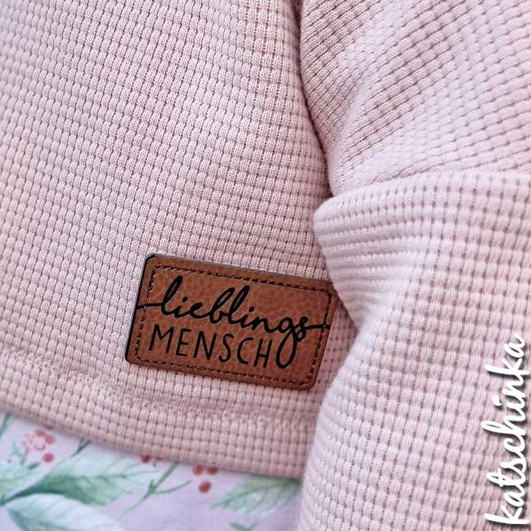 #Kunstleder Label - Lieblingsmensch